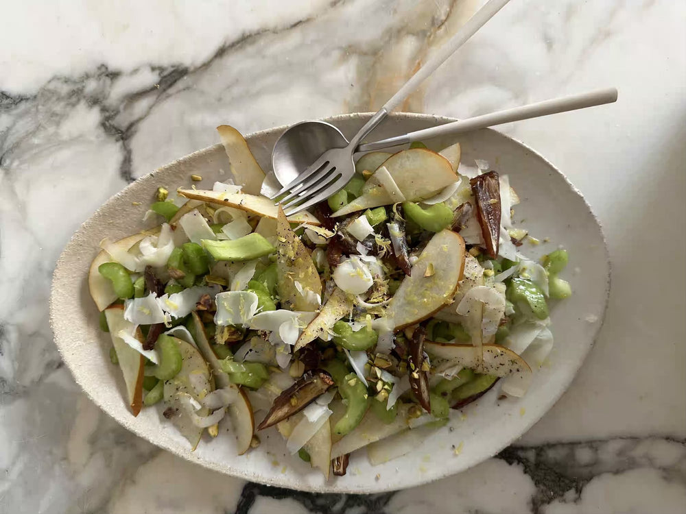 Celery, Pear and Date Salad