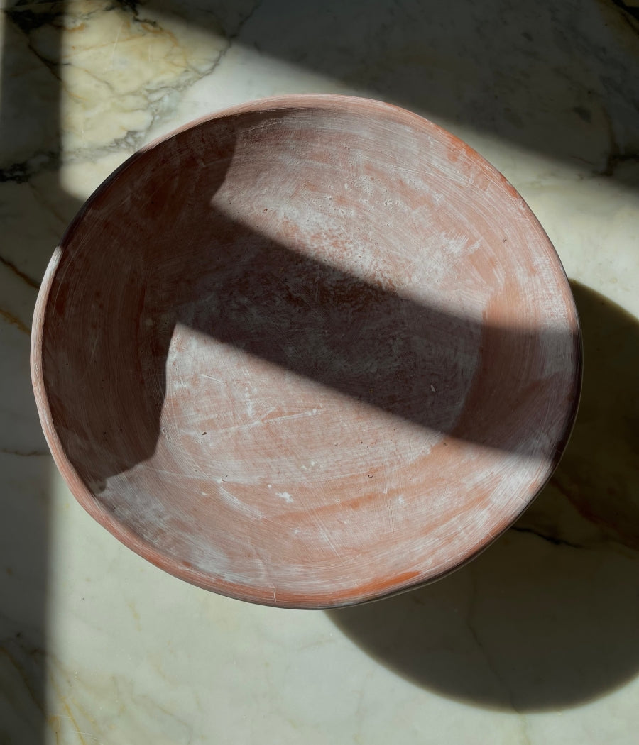 Large Footed Bowl Terracotta - Beau Rush
